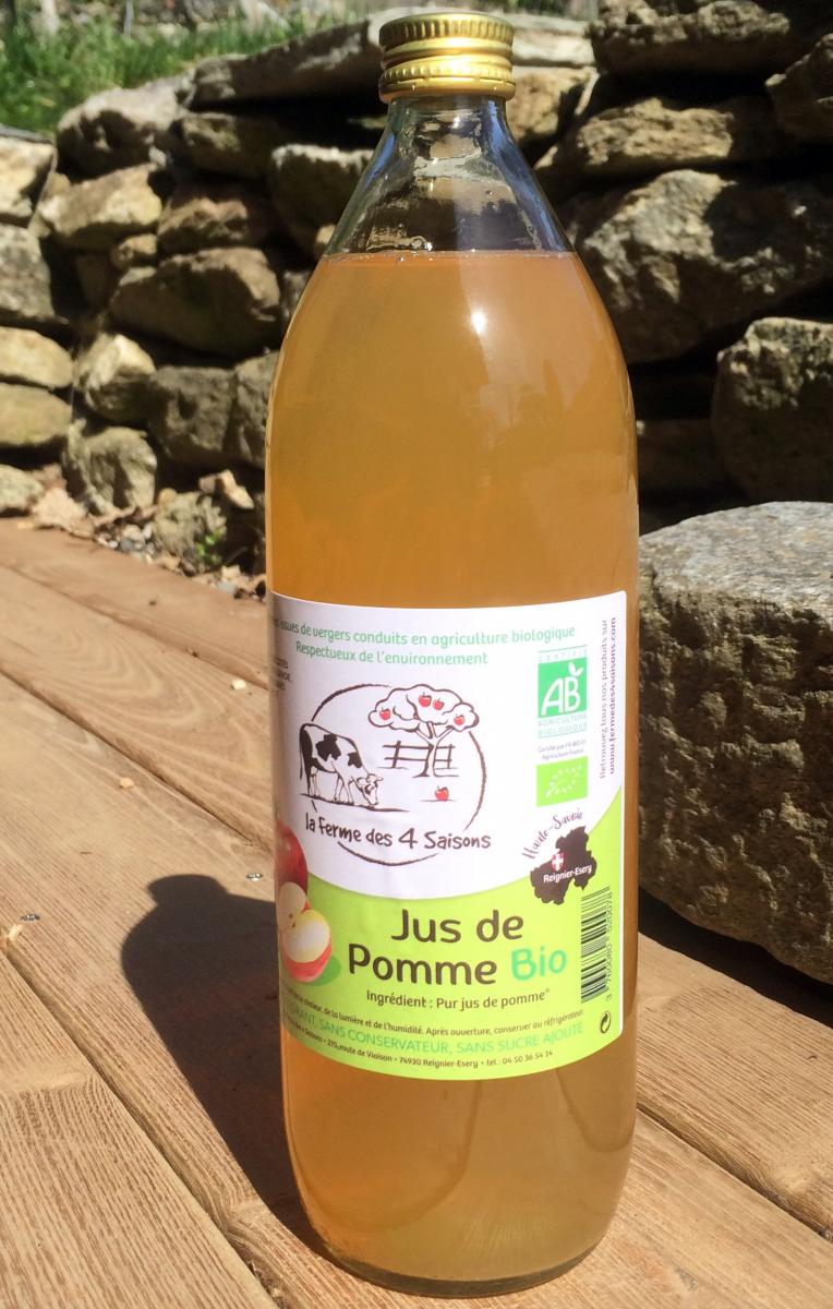 Jus de Pomme Fermier Bio Lieu Roussel 1L